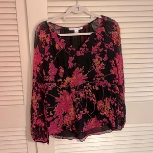 DVF Diane Von Furstenburg Silk Blouse - M